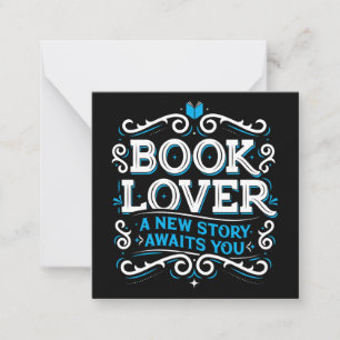 Tarjeta de nota Lover del libro