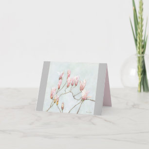 Tarjeta de nota Magnolia Blossom
