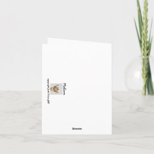 Tarjeta de nota malcom con interior en blanco para