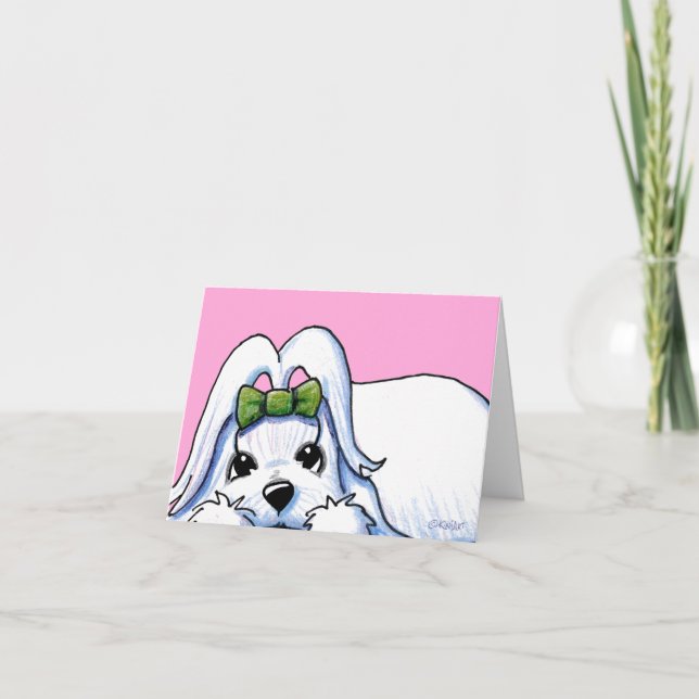 Tarjeta de nota maltesa precisa de KiniArt (Anverso)