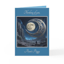 Tarjeta De Nota Man In The Moon (Set 2402-28A #3)