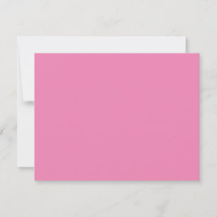 Tarjeta de nota minimalista rosa moderna con logot