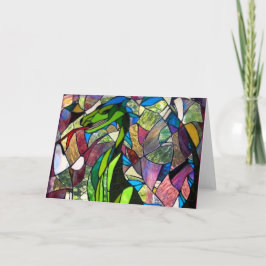 Tarjeta de nota mística del dragón