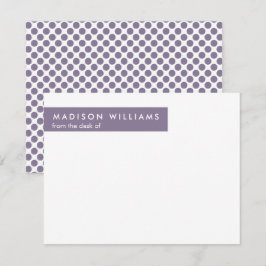 Tarjeta De Nota Moderna De Diseño De Punto Mínimo