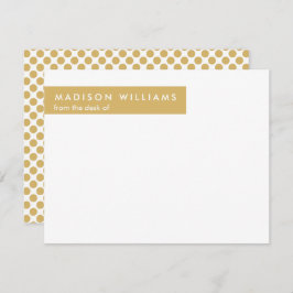 Tarjeta De Nota Moderna De Diseño De Punto Mínimo