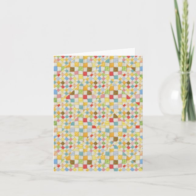 Tarjeta de nota MOSAICA DE CALIFICACIÓN (Anverso)