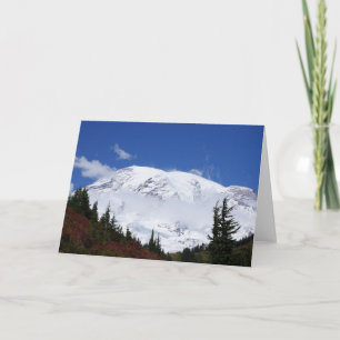 Tarjeta de nota Mt Rainier