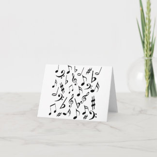Tarjeta de nota musical