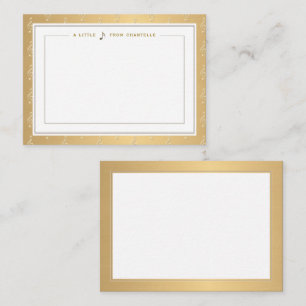 Tarjeta de nota musical con tintorería Grabado en