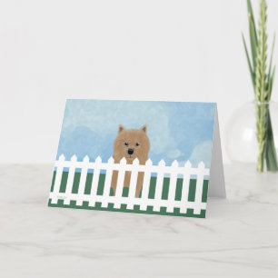 Tarjeta de nota Norwich Terrier