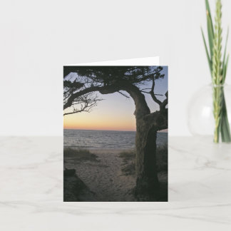 Tarjeta de nota Ocracoke Sunset