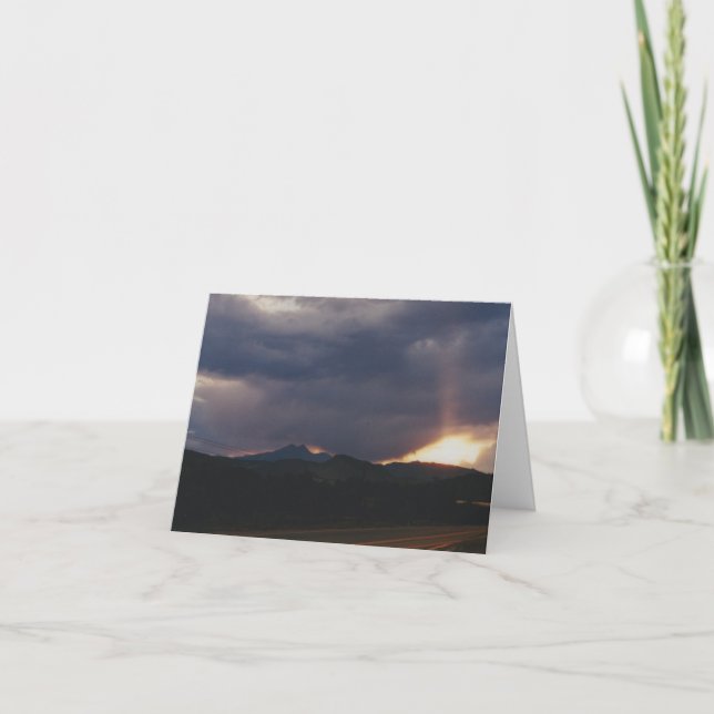 Tarjeta de nota Ojos en el cielo (Anverso)
