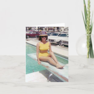 Tarjeta de nota "On the Diving Board"