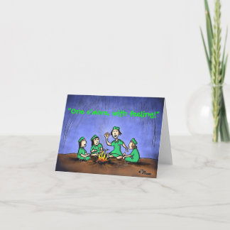 Tarjeta de nota "One s more" de Green Weenii