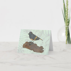 Tarjeta de nota Oriole Woodcarving