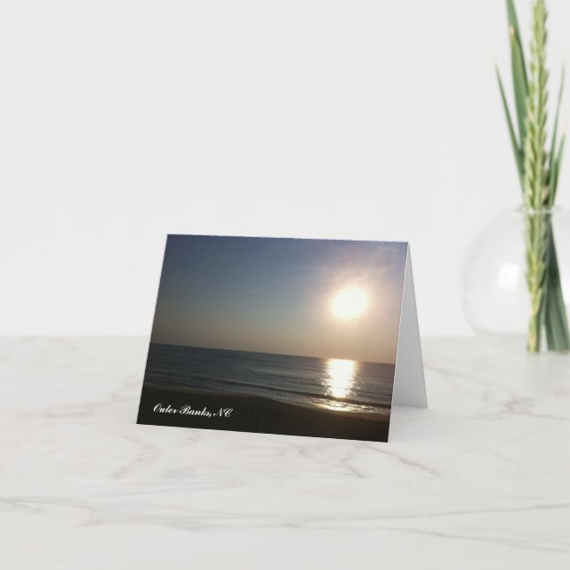 Tarjeta de nota - Outer Banks, NC (OBX) (Anverso)