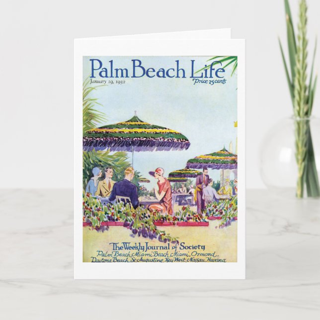 Tarjeta de nota Palm Beach Life #9 (Anverso)