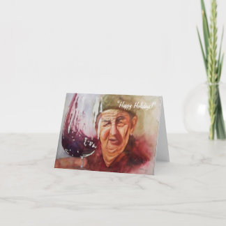 Tarjeta de nota - "Papa Winemaker"