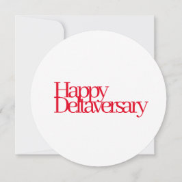 Tarjeta de nota para el aniversario (adhesión) de