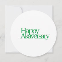 Tarjeta de nota para el aniversario (adhesión) de 