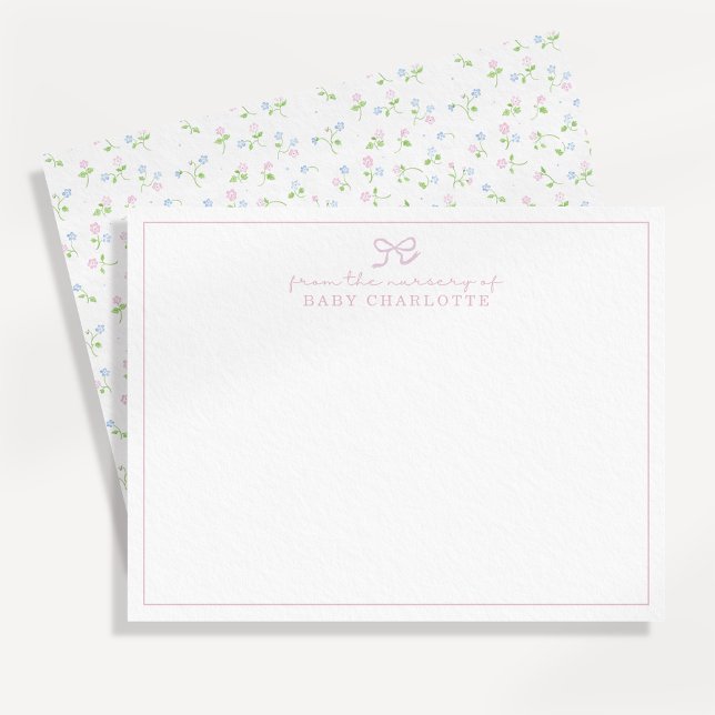 Tarjeta de nota para el vivero de flores silvestre (Subido por el creador)