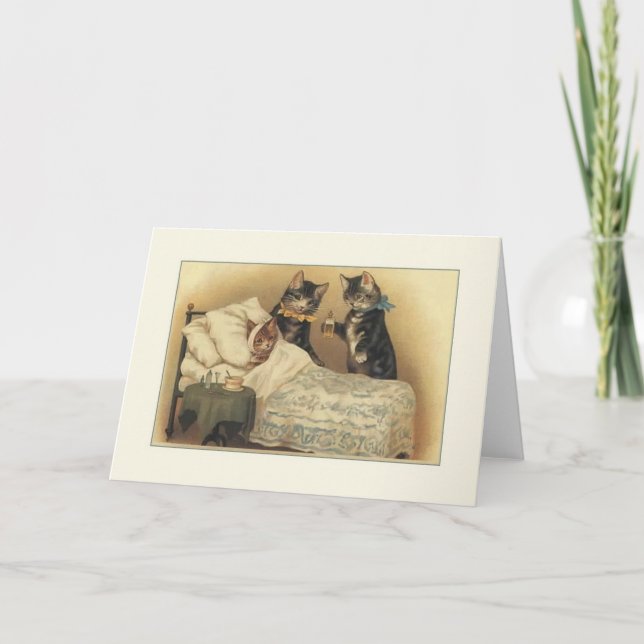 Tarjeta de nota para los gatos de cosecha de vinta (Anverso)