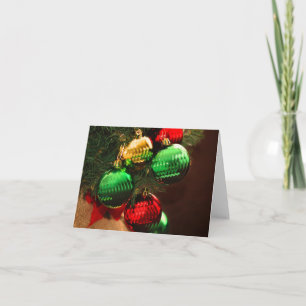 Tarjeta de nota para navidades