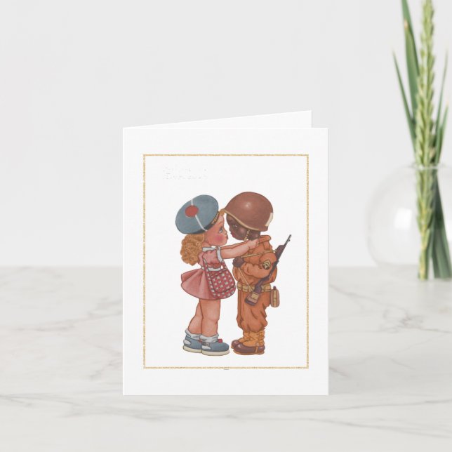 Tarjeta de nota para niños afroamericanos de orige (Anverso)