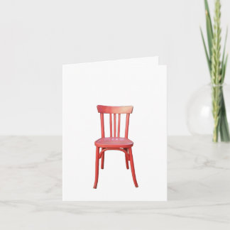 Tarjeta de nota para presidente rojo