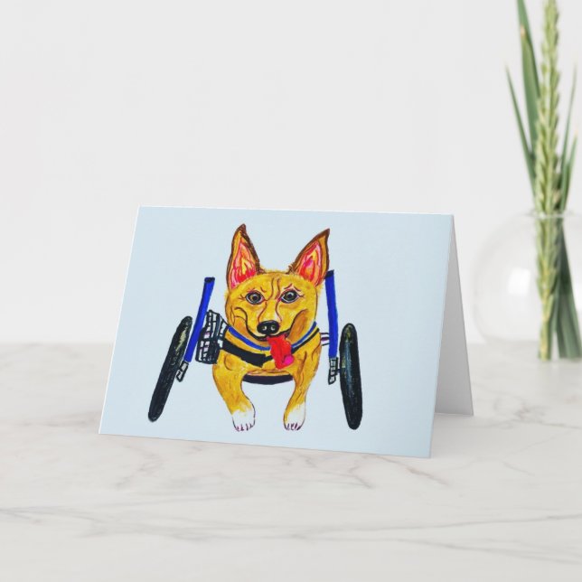 Tarjeta de nota para ruedas pequeñas<Blank Inside> (Anverso)