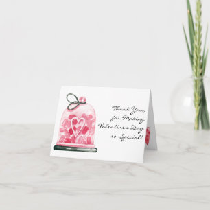 Tarjeta de nota personalizable de agradecimiento d