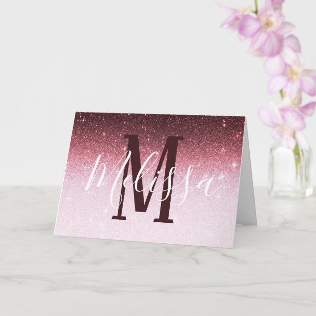 Tarjeta de nota personalizada (Orquídea)