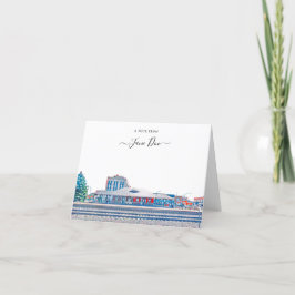 Tarjeta de nota personalizada Berwyn Illinois