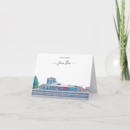 Tarjeta de nota personalizada Berwyn Illinois