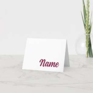 Tarjeta de nota personalizada de la Universidad Lo