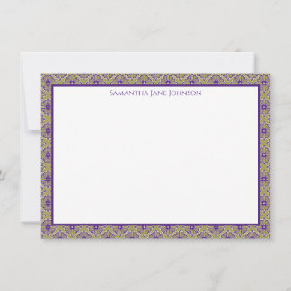 Tarjeta de nota personalizada | Papelería