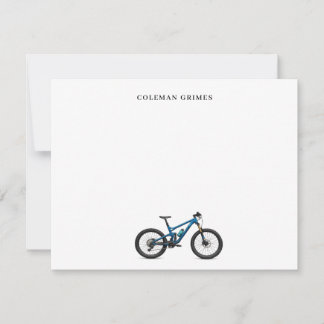 Tarjeta de nota personalizada para bicicleta de mo