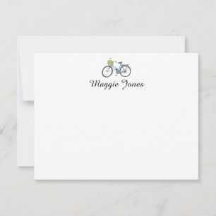 Tarjeta de nota personalizada para bicicletas