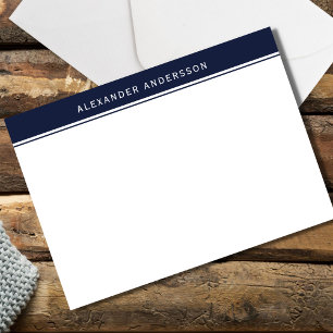 Tarjeta de nota personalizada para hombres de colo