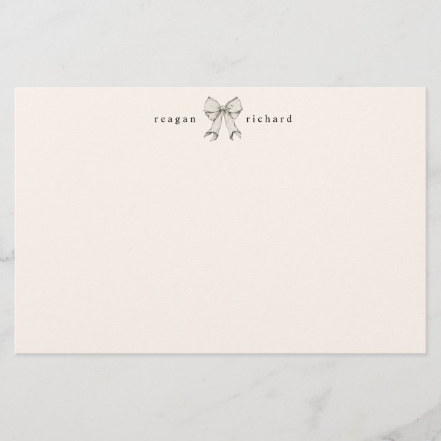 Tarjeta de nota personalizada para la papelería de (Anverso)