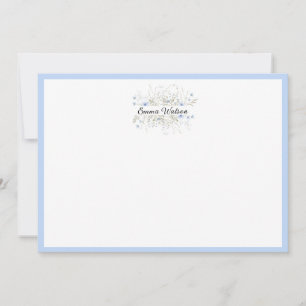 Tarjeta de nota personalizada - Ramo floral
