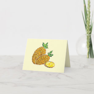 Tarjeta de nota : Piñas 