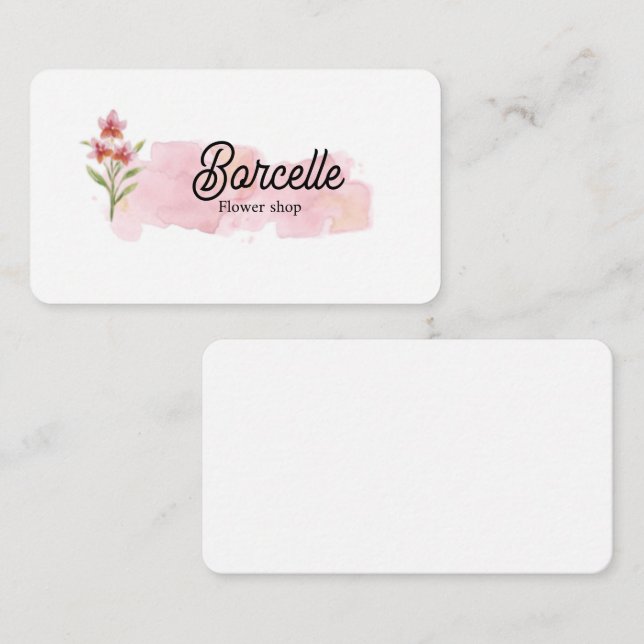 Tarjeta de nota plana (Anverso / Reverso)