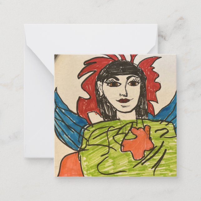 Tarjeta de nota plana (Anverso)