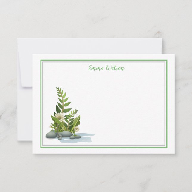 Tarjeta de nota plana (Anverso)