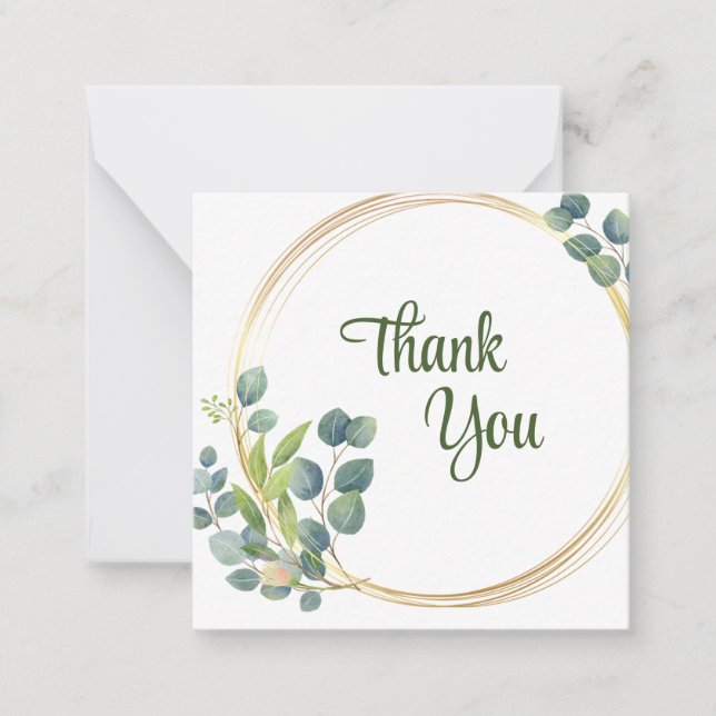 Tarjeta de nota plana (Anverso)