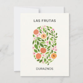 Tarjeta de nota plana