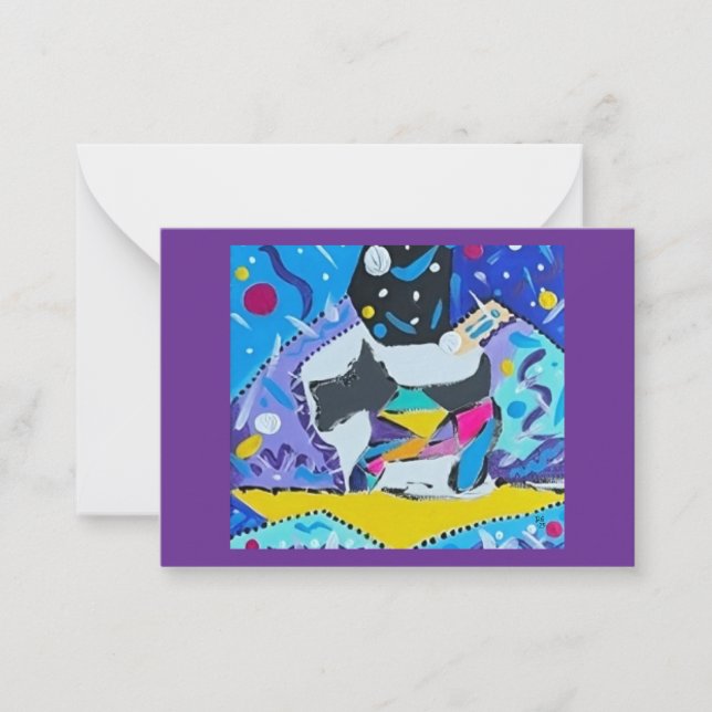 Tarjeta de nota plana (Anverso)