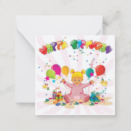 Tarjeta de nota plana