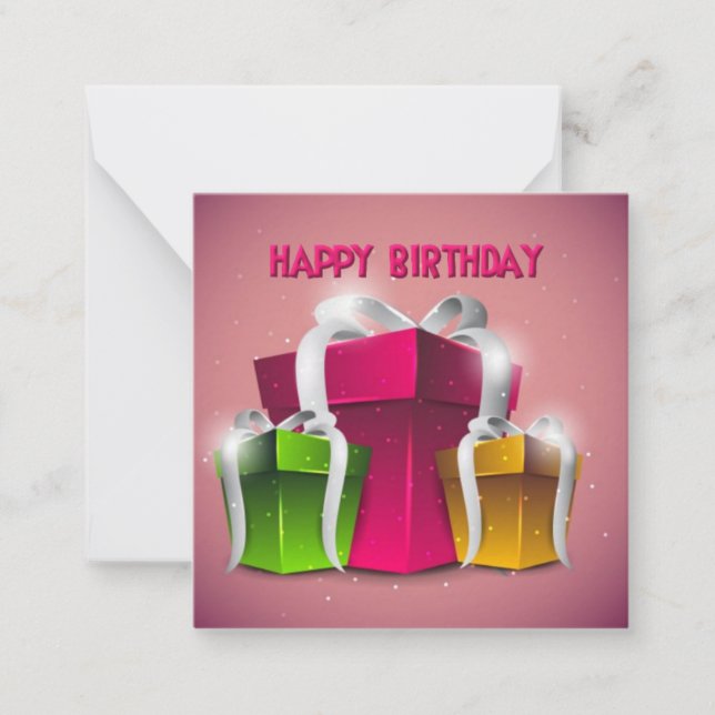 Tarjeta de nota plana (Anverso)